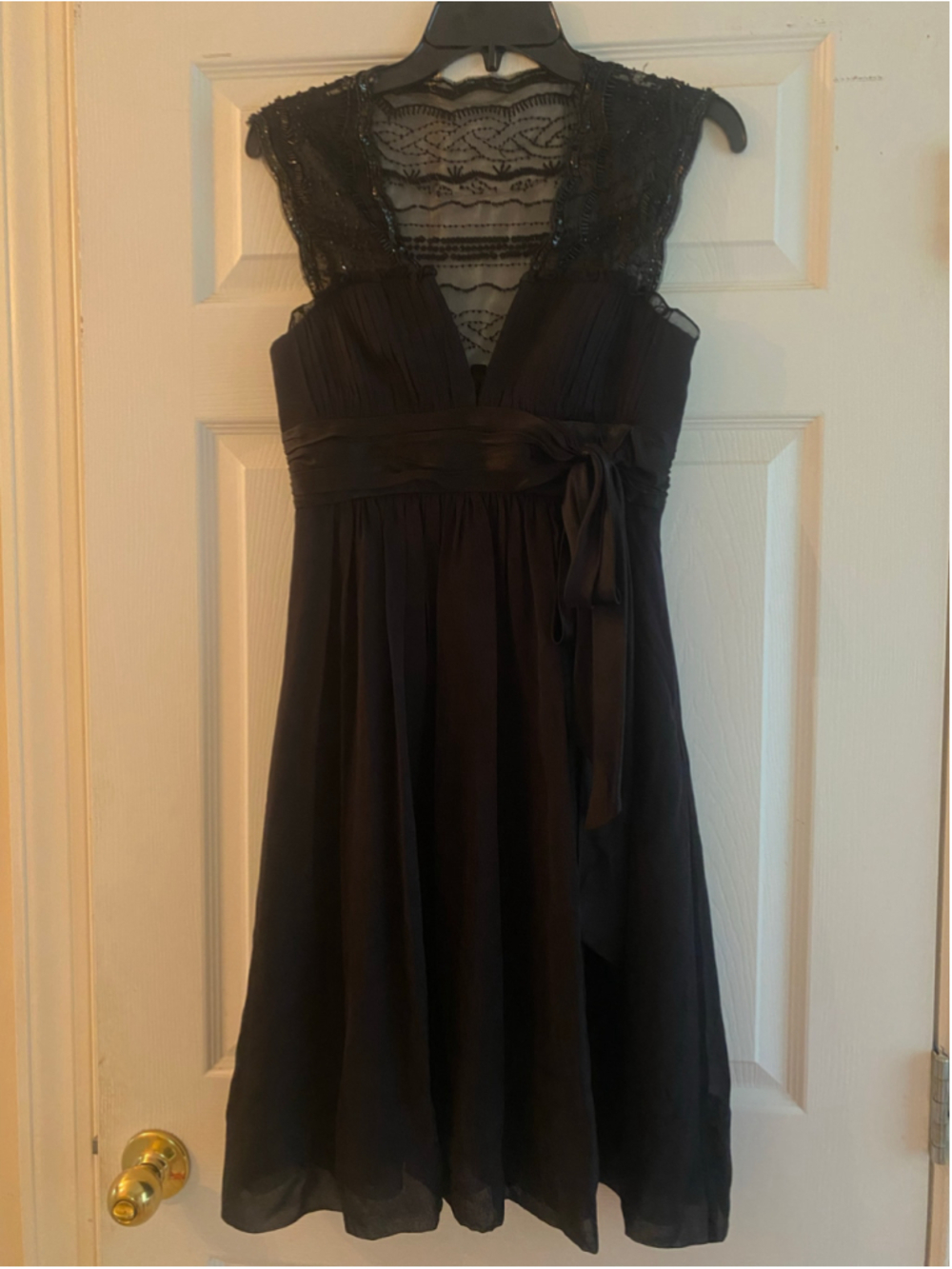 BCBG Maxazria Black Beaded 
Cocktail Dress- size 2 - NWT